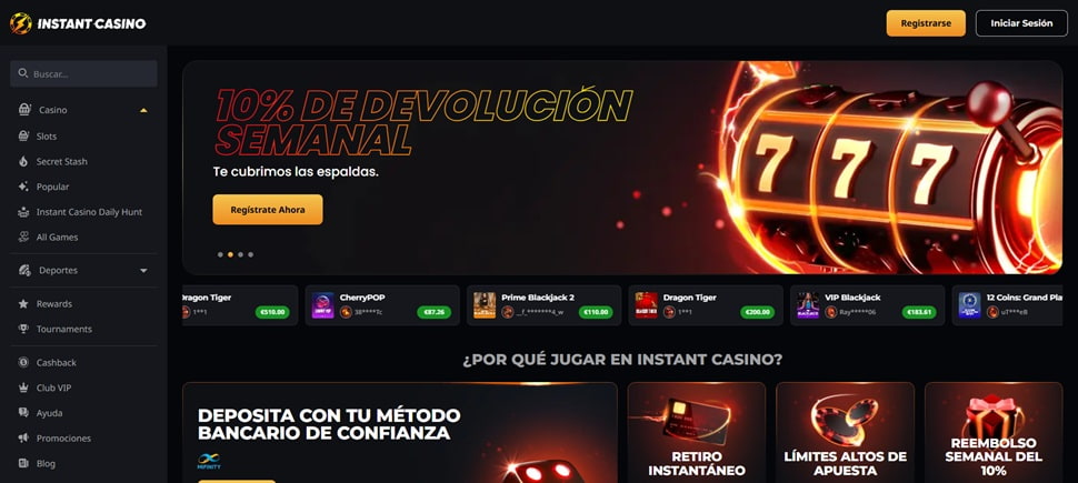 Instant casino